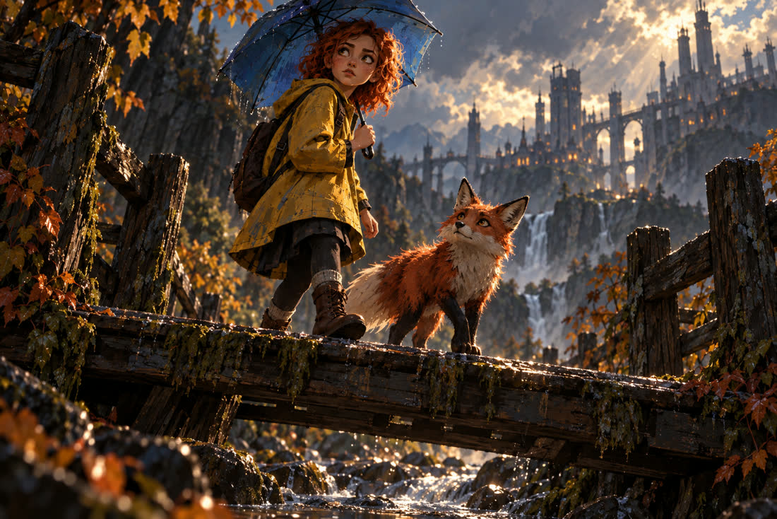Arcane painterly rendered by GPT Image 2.5, scene 2, from its scene 1