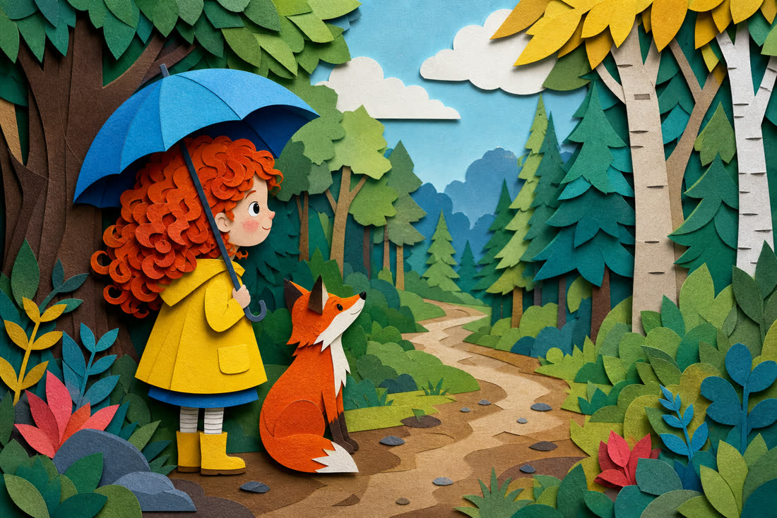Paper cutout rendered by GPT Image 2, scene 1