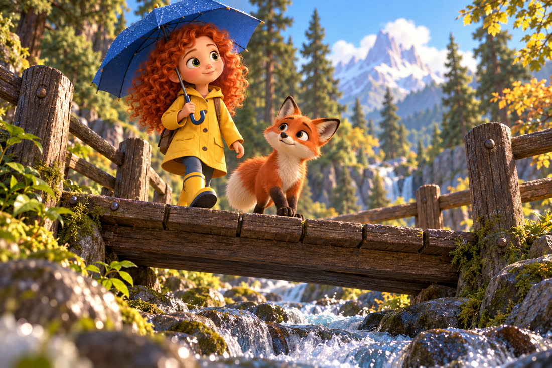 Pixar-style 3D rendered by GPT Image 2.5, scene 2, from its scene 1
