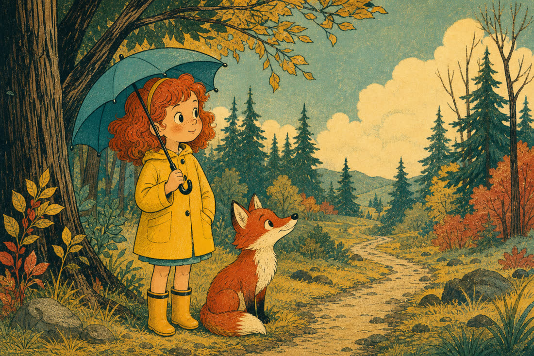 Vintage picture book rendered by GPT Image 2, scene 1