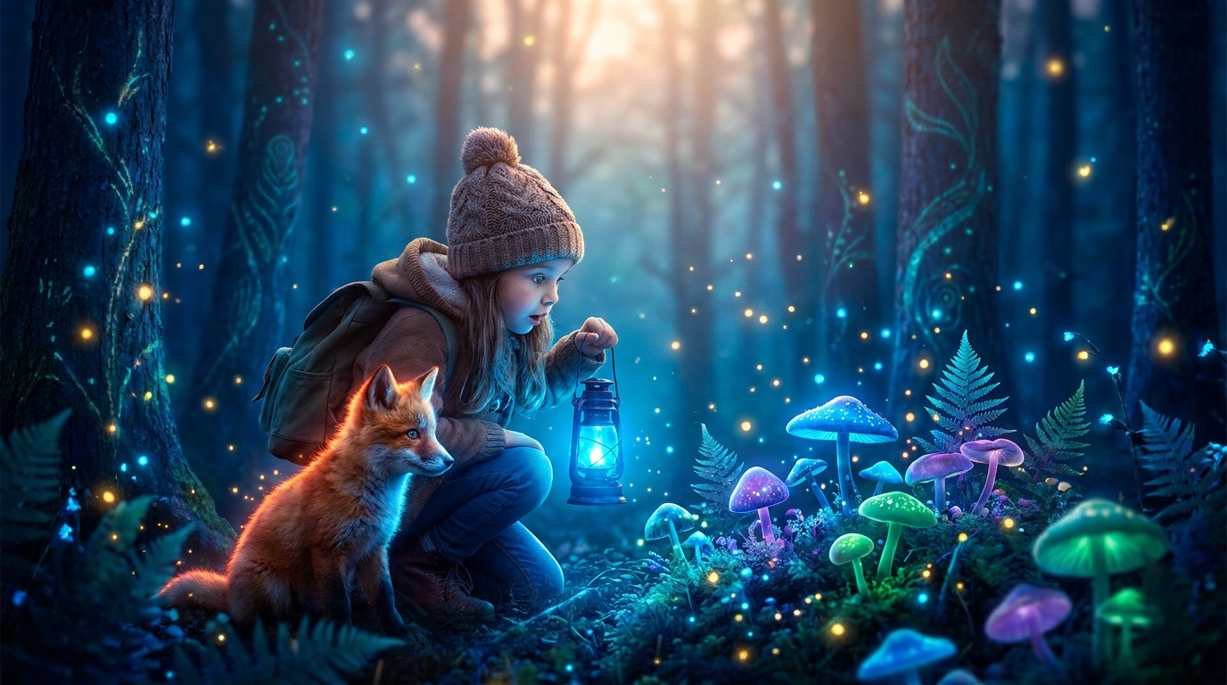Bioluminescent night
