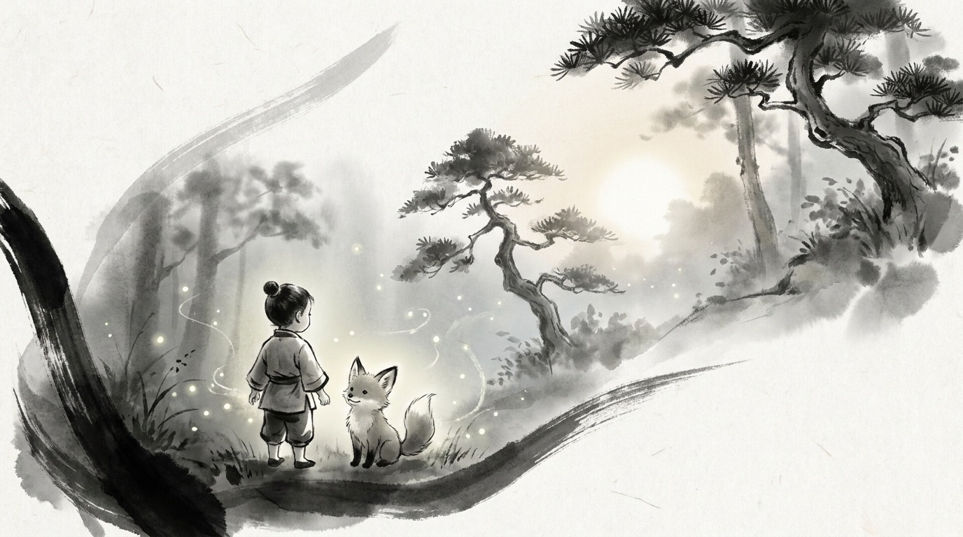Ink wash