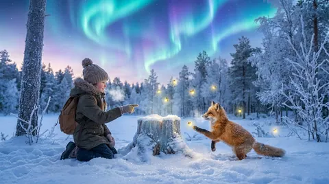 Aurora winter