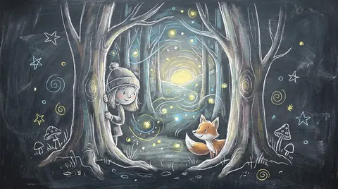 Chalkboard drawing