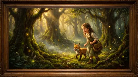 Classic oil painting