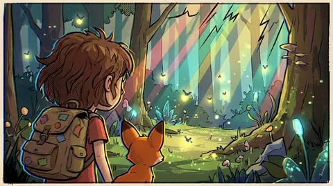 Kinetic comic 3D