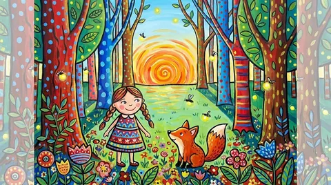 Naive acrylic