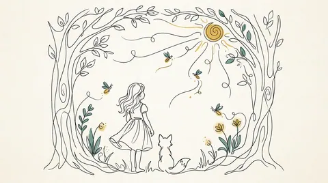 Single-line art