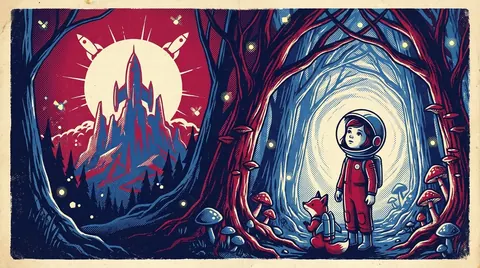 Space-era poster