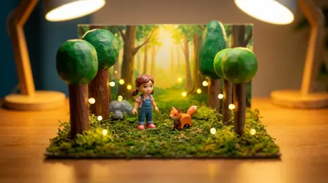 Toy diorama
