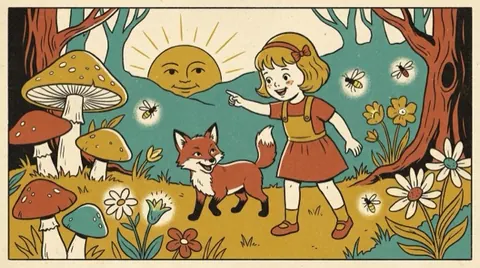 Vintage picture book
